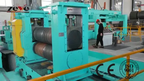 Linha de corte de bobina de aço de alto preço, máquina desbobinadora, linha de corte, exportada para Vietnã, Dubai, Rússia, Índia,